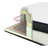 Matrac s pružinovým jadrom, nosnosť 100kg, tuhosť T3